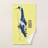 Illustration de l'hélicoptère de police (Serviette à main)