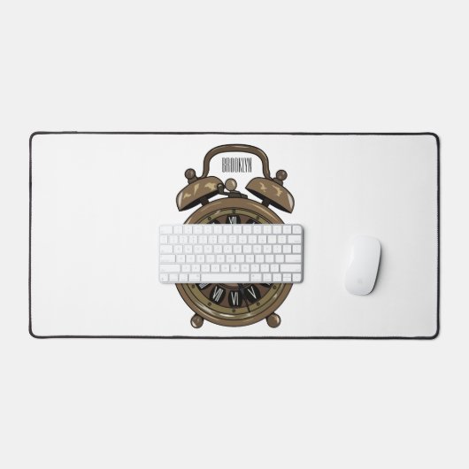 Illustration de l'horloge d'alarme (Clavier et souris)