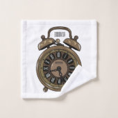 Illustration de l'horloge d'alarme (Gant de toilette)