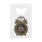 Illustration de l'horloge d'alarme (Dos)
