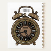 Illustration de l'horloge d'alarme (Dos)