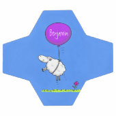 Illustration de l'humour en ballons de mouton mign (Plat)