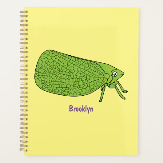 Illustration de l'insecte de la trémie verte mûre (Devant)