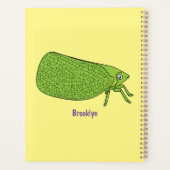 Illustration de l'insecte de la trémie verte mûre (Dos)