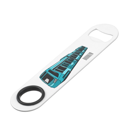 Illustration de locomotive électrique (Dos Angle)