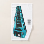 Illustration de locomotive électrique (Serviette à main)