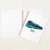Illustration de locomotive électrique (Devant avec enveloppe)