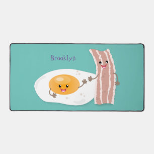 Illustration de l'oeuf de Cute kawaii et du bacon