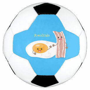 Illustration de l'oeuf de Cute kawaii et du bacon