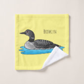 Illustration de Loon bird (Gant de toilette)