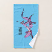 Illustration de l'orchidée mante (Serviette à main)