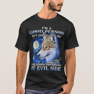 Illustration de loup cool – Édition T-shirt The Wi