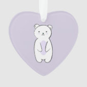 Illustration de l'ours polaire mou (devant)