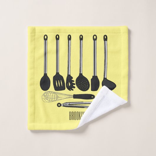 Illustration de l'ustensile de cuisine (Gant de toilette)