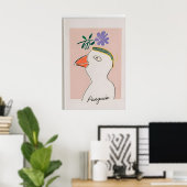 Illustration de manchot moderne - Impression pour (Bureau à domicile)