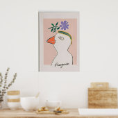Illustration de manchot moderne - Impression pour (Cuisine)