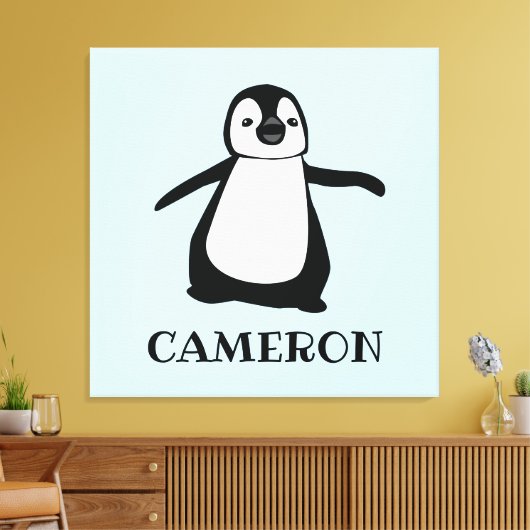 Illustration de manchot personnalisée Impression d (Insitu(Salon))