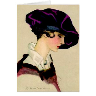 Illustration de Marcello Dudovich « Fille au chape