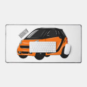 Illustration de micro-voiture (Clavier et souris)