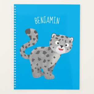 Illustration de mignon léopard des neiges