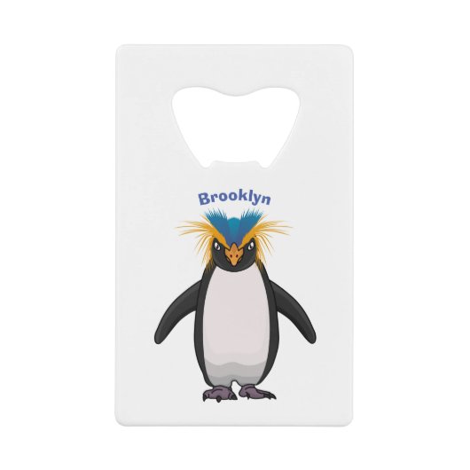 Illustration de mignon macaroni pingouin (Devant)