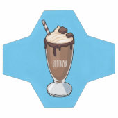 Illustration de milk-shake au chocolat (Plat)