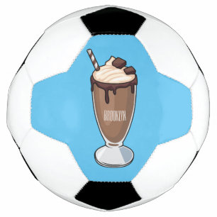 Illustration de milk-shake au chocolat
