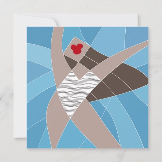 Illustration de mode de modèle de maillot de bain  (Devant)