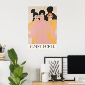 Illustration de mode d'impression Art Déco de femm (Bureau à domicile)
