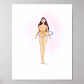 Illustration de mode minimaliste, impression d'art (Devant)