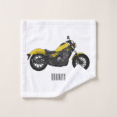 Illustration de moto Cruiser (Gant de toilette)