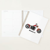 Illustration de moto de style chopper (Devant avec enveloppe)