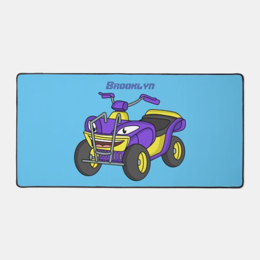 Illustration de moto Purple Quad (Recto)