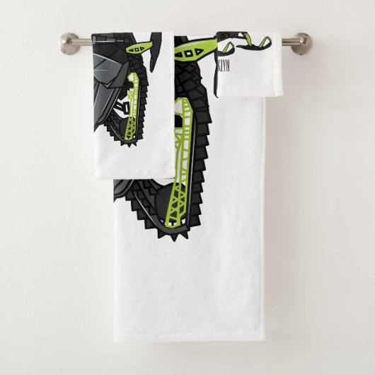 Illustration de motoneige (En situation)