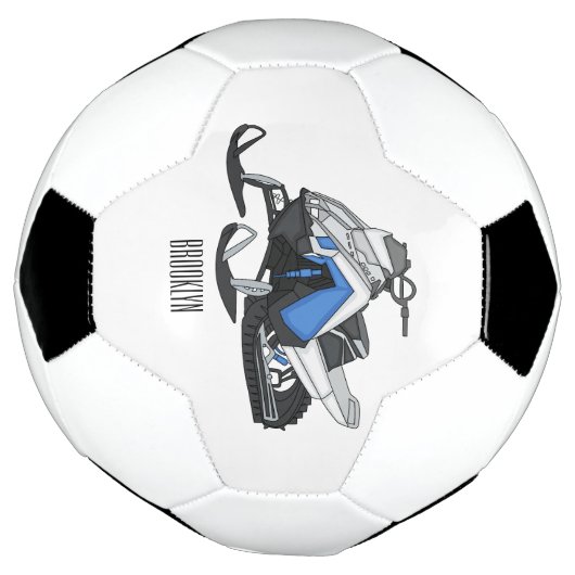 Illustration de motoneige (Tourné)