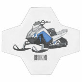 Illustration de motoneige (Plat)