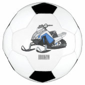 Illustration de motoneige (Devant)