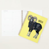 Illustration de mouflon, mouton (Devant avec enveloppe)
