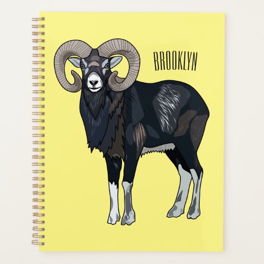 Illustration de mouflon, mouton (Devant)