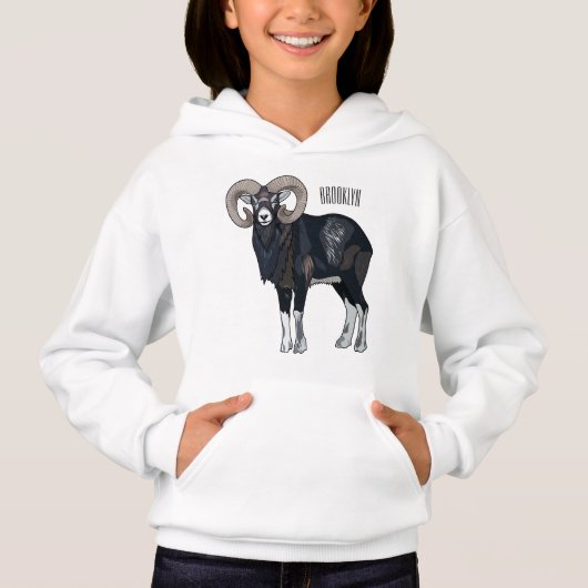 Illustration de mouflon, mouton (Devant)