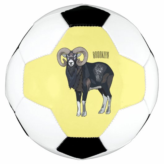 Illustration de mouflon, mouton (Devant)