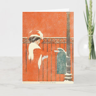 Illustration de Noël Coles Phillips 1911 Carte de 