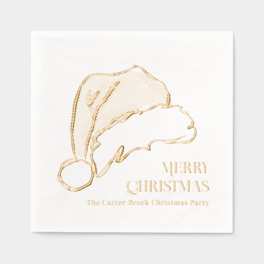 Illustration de Noël de Santa Hat (Recto)