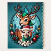 Illustration de Noël joyeuse et invitante (Dos)