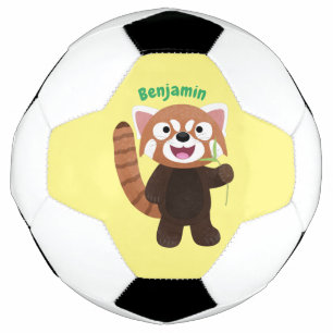 Illustration de panda rouge mignon