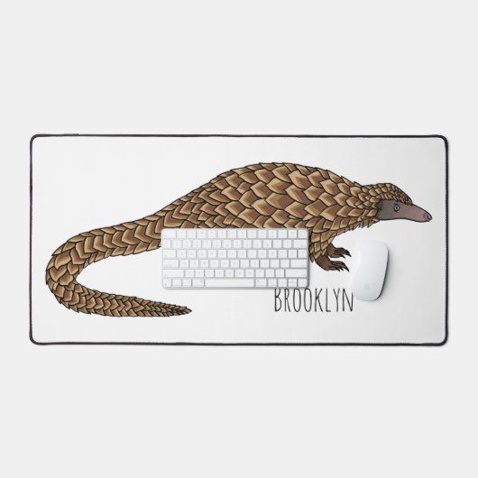 Illustration de pangolin à queue longue (Clavier et souris)