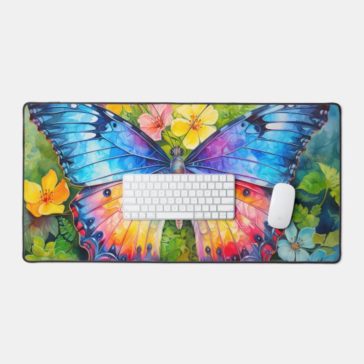 Illustration de papillon coloré mignon (Clavier et souris)