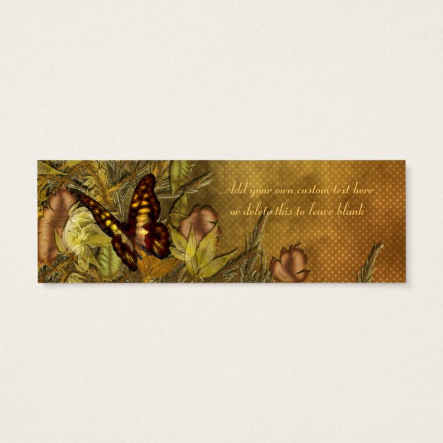 Illustration de papillon de style vintage Mini Sig (Dos)