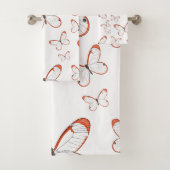 Illustration de papillon en verre (En situation)