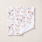 Illustration de papillon en verre (Gant de toilette)
